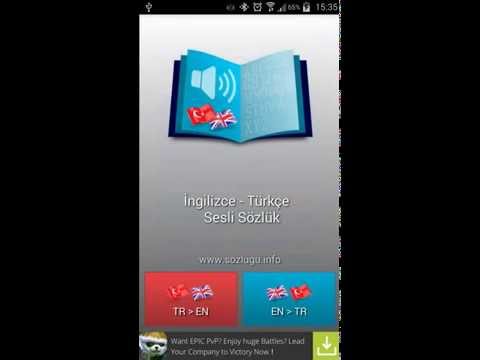 İngilizce Türkçe: Sesli Sözlük Video