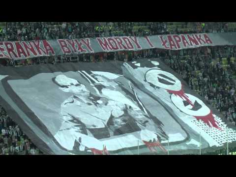 Lechia Gdańsk - Jagiellonia Białystok 0:1, 11 grudnia 2011, oprawa meczu