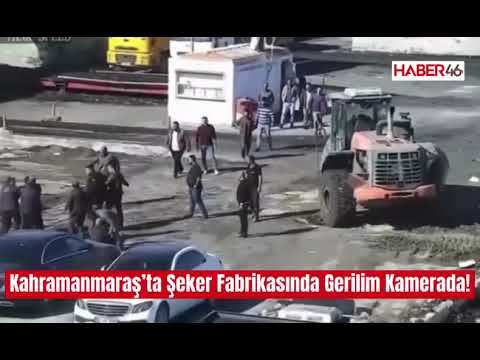 Kahramanmaraş Elbistan’da Şeker Fabrikası’nda Arbede