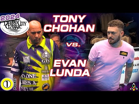 One Pocket - TONY CHOHAN vs EVAN LUNDA - 2024 Derby City Classic One Pocket Division