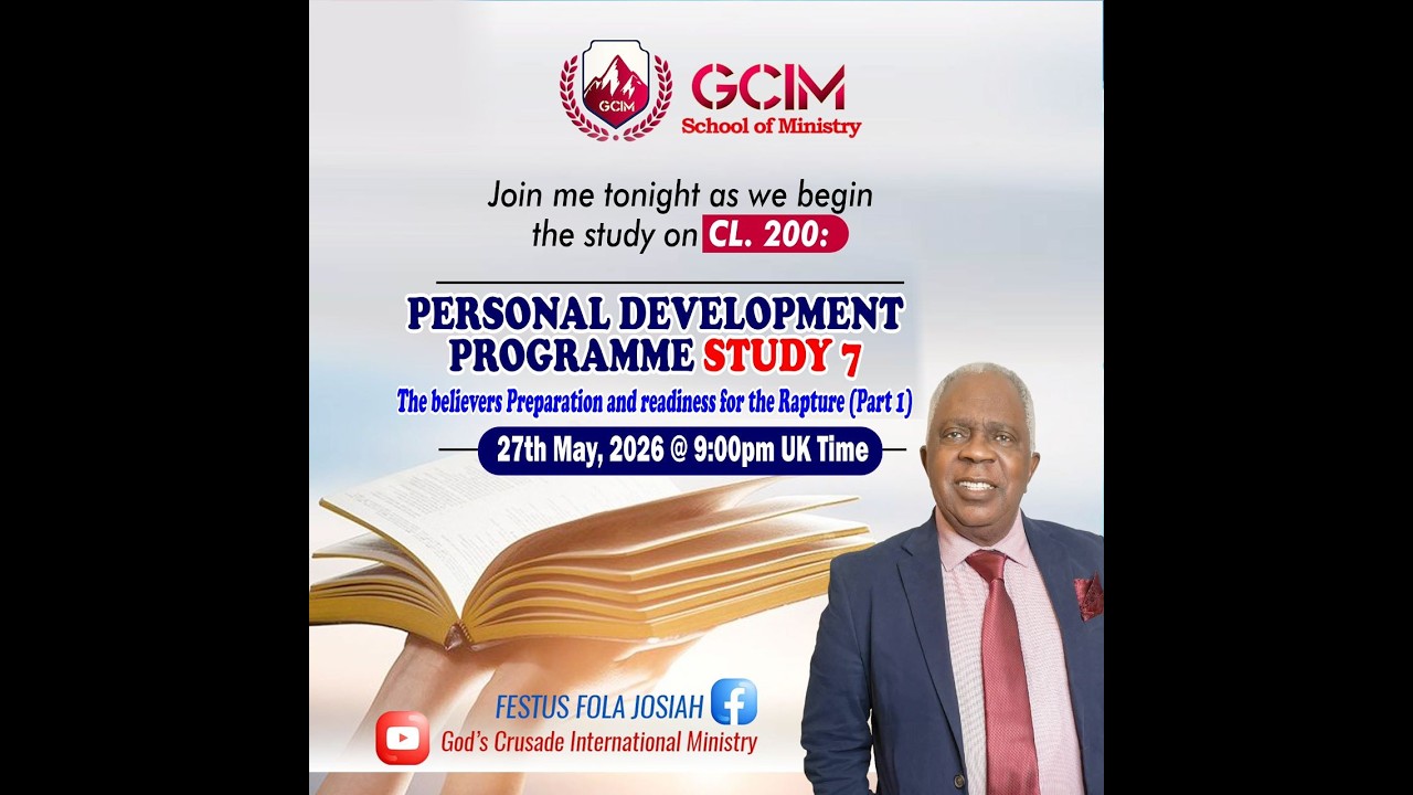 GCIM Teaching - GCIM Teaching - CL 200 LV 7 - The Believers' Preparation and Readiness For The Rapture (Part 1) thumbnail