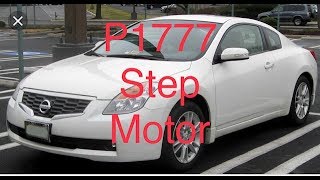2008 Nissan Altima 3.5 CVT Code 1777 Step Motor Replacment