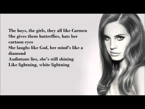 Lana Del Rey -Carmen lyrics