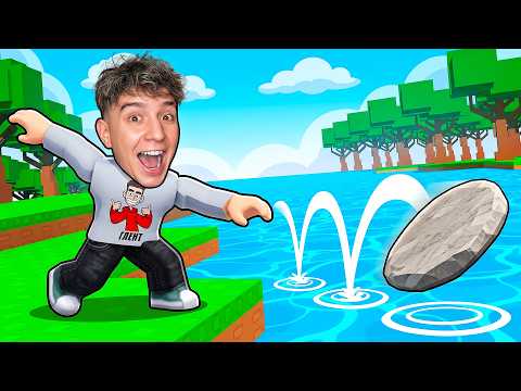 Я КИНУЛ КАМЕНЬ ЧЕРЕЗ ВСЕ МИРЫ И ПРОШЁЛ ВСЮ ИГРУ В РОБЛОКС! +1 stone skipping