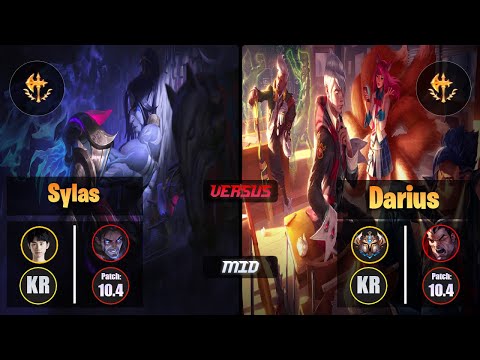 Doinb SYLAS (Mid) [Conqueror] VS DARIUS - Challenger KR Patch 10.4