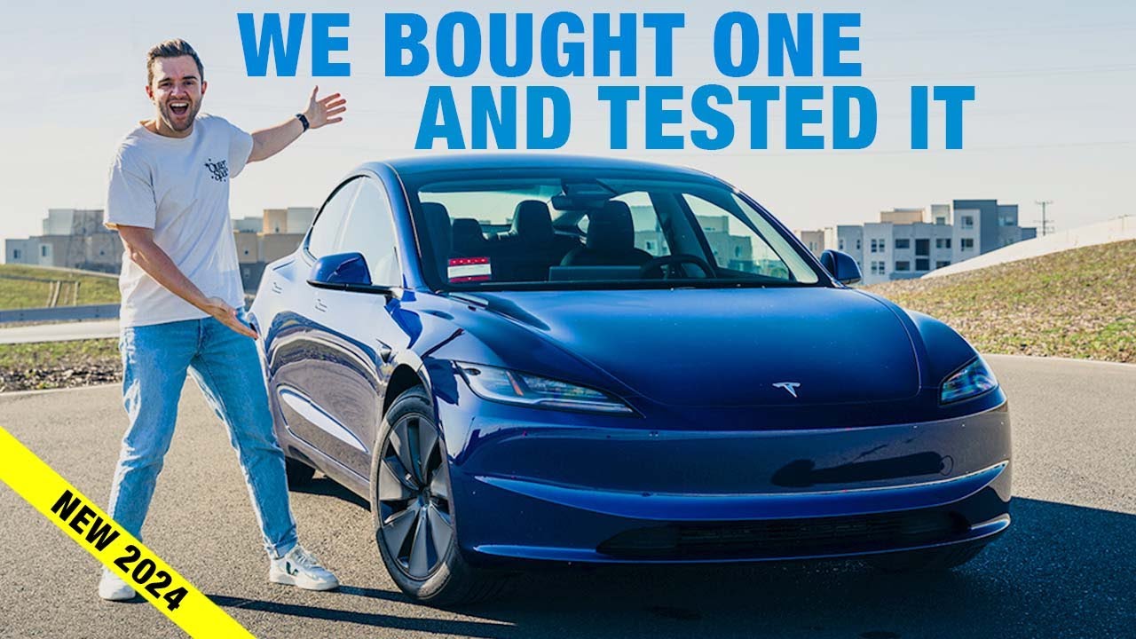 5HL6Kn_khOY - We Bought a 2024 Tesla Model 3! | Better Than Before? | Full Review With Range Test Results