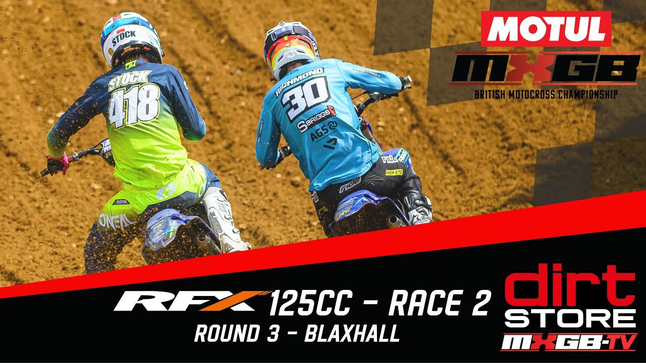 The Race is on to the last lap. MXGB TV Round 3 125cc Race 2 @mxgb @dirtstoretriumph