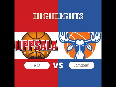 Dante Williams Sweden Pro Basketball Game Highlights; Uppsala - Jämtland