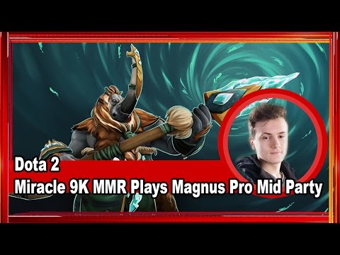 Miracle 9K MMR Plays Magnus Pro Mid Party - Dota 2 Epic Moments