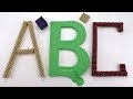 Англійський Алфавіт English Alphabet With Magnetic Balls And Kinetic Sand DIY How 