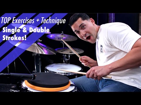 Improve your Single & Double Strokes - Top Exercises & Technique!