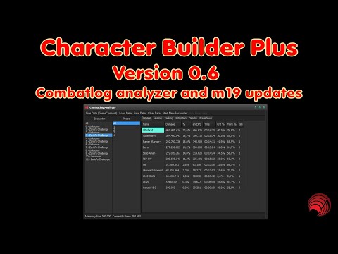 Neverwinter: NW Character Builder Plus v0.6 - Combatlog analyzer!