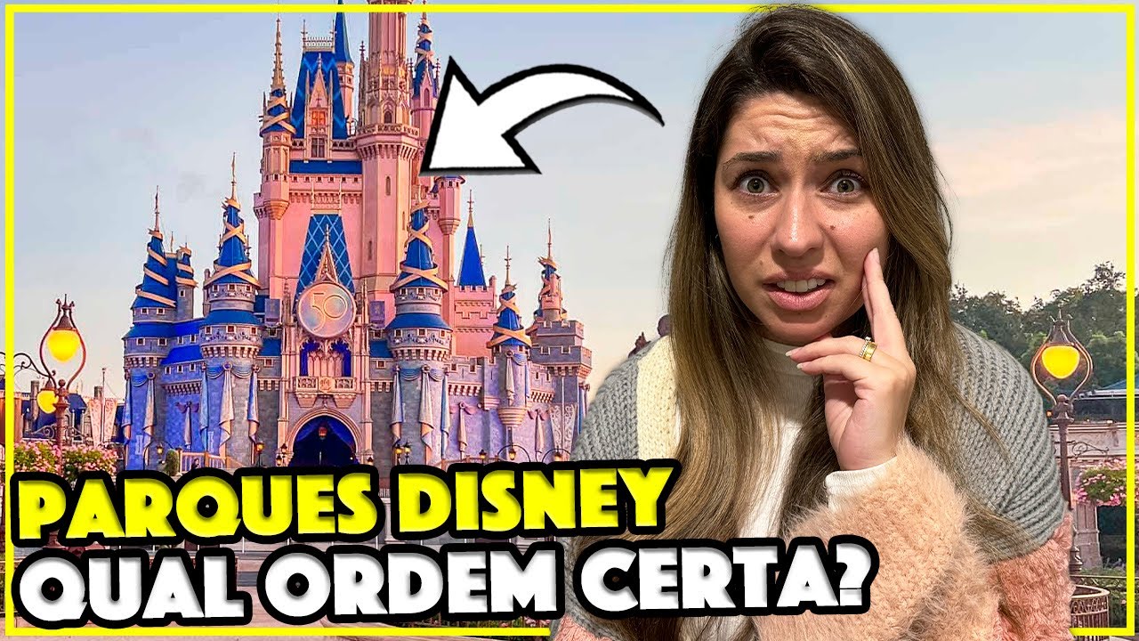 A ORDEM PERFEITA PRA FAZER OS PARQUES DISNEY EM ORLANDO EM 2024