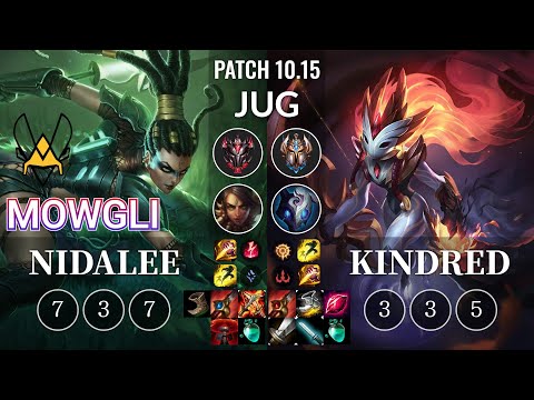 VIT Mowgli Nidalee vs Kindred Jungle - KR Patch 10.15