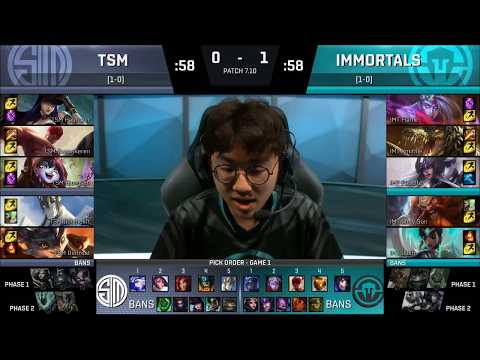 IMT vs TSM Highlights Game 2 NA LCS Summer 2017 Immortals vs Team Solo Mid W1D3