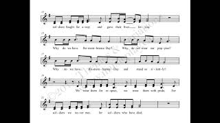 Why Do We Have Remembrance Day? - We Remember Choral Collection