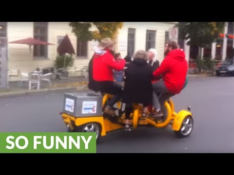 6-person bicycle spotted in Berlin