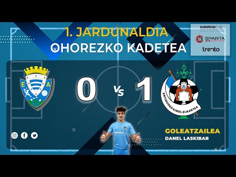 J1 | CADETE HONOR | Euskalduna 0 vs Antiguoko 1