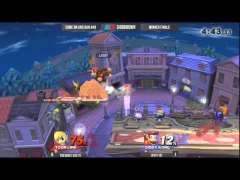 Come on and Ban #48 - Winner Finals: EBG BaSK|3xA (Toon Link) vs Legit (Diddy Kong)