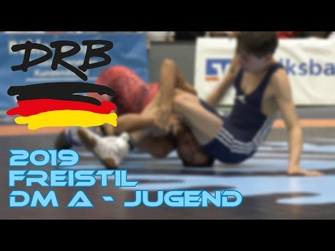 RINGEN - DM 2019 A-Jugend (Freistil) - 65kg Finale Alan GOLMOHAMMADI vs. Nico SCHMITT