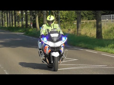 Prio 1 Politie(Motor) met spoed naar verschillende ongevallen in Oss