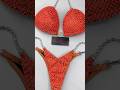 Orange Pink Virtus Bikini Competition Suit (B162)
