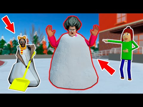 Granny and Baldi vs Scary Teacher - funny horror school animation (p.100)