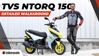TVS Ntroq 150 Walkaround I Launched at Rs 1.19 lakh I BikeWale