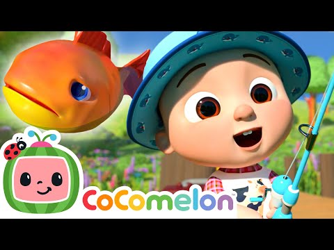 12345 Once I Caught A Fish Alive! 🐟 | Learn to Count & ABC | CoComelon Nursery Rhymes & Kids Songs