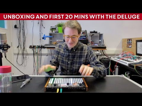 Synthstrom Audible Deluge Unboxing and First 20 Minutes