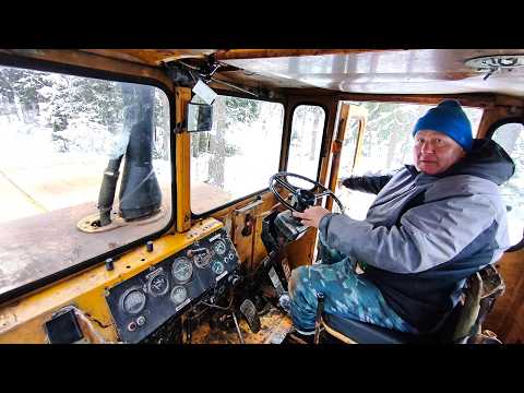 Правый руль из СССР / Первый выезд облегчённого Кировца