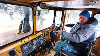 Правый руль из СССР / Первый выезд облегчённого Кировца