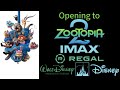 Opening To Zootopia 2 2025 IMAX At Regal Cinemas