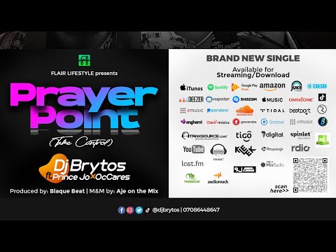 (Lyrics Visualizer) Dj Brytos - Prayer Point (Take Control) ft. Prince Jo & OcCares