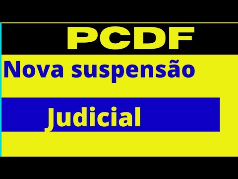 Urgente - PCDF Concurso suspenso novamente - cargo de agente