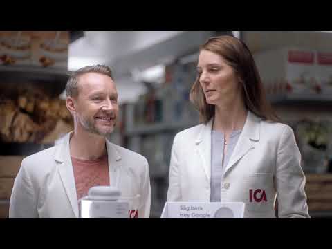 ICA reklamfilm 2019 v.12 - Ulf och Cindy visar Google Home