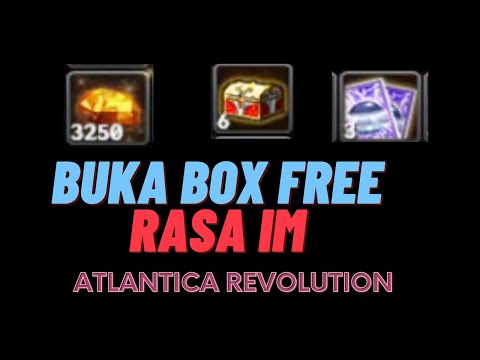 OPEN 50 BOX FORTUNE RECOMEDED FOR FREE PLAYER - ATLANTICA REVOLUTION #atlantica  #revolution