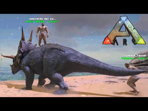 Alle werden gefressen! Neues Projekt mit Trymacs, Rewi, Gtime & Rumathra! - Ark Survival Evolved #01