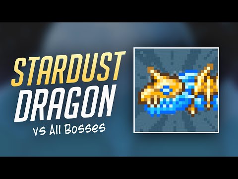 Stardust Dragon vs All Bosses - Terraria 1.3