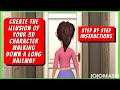 How To Create The Illusion That Your 3D Character Is Walking Down A Long Hallway
