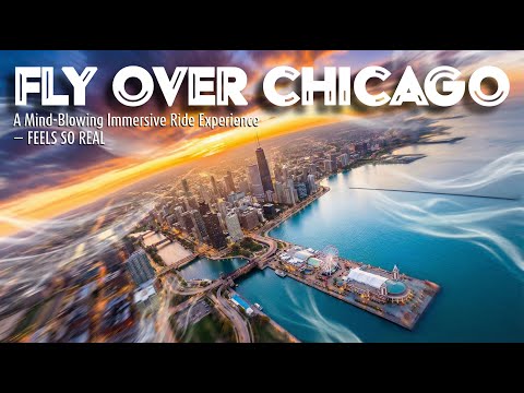 I Flew Over Chicago! 🇺🇸 | Stunning FlyOver Ride Experience