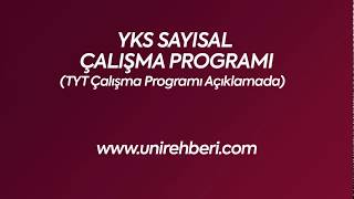 YKS (AYT) Sayısal (MF) 4 Aylık Çalışma Programı