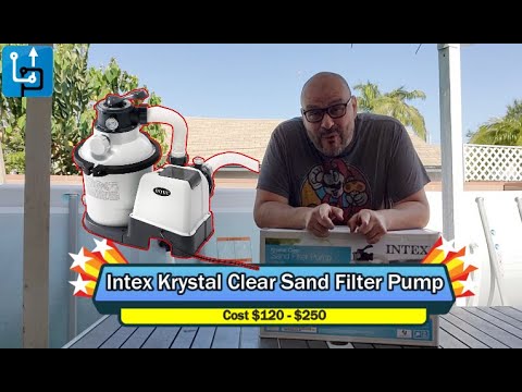 Intex Krystal Clear Sand Filter Pump