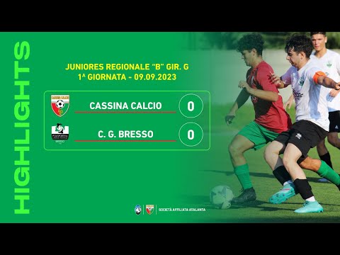 Cassina Calcio - C.G. Bresso 0-0 | Gol & Highlights | Juniores Regionale B 2023/24