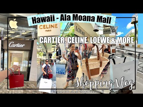 HAVAÍ ALA MOANA VLOG DE COMPRAS DE LUXO COM PREÇOS | CARTIER, CELINE, LOEWE E MAIS | ℳ.ℳ♛