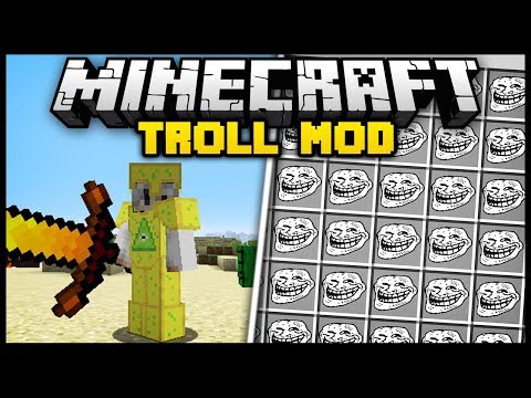 Minecraft TROLL MOD (Mod Showcase)