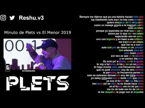 Minuto vs El Menor - Plets - Rimas x Métrica x Skills