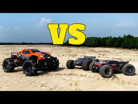 Traxxas X Maxx vs JLB cheetah Tug of War | Remote Control Car | JLB Cheetah RC Car