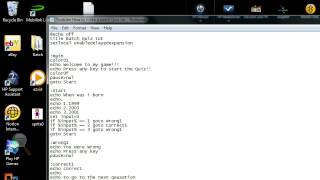 Making a batch Quiz Part 1 Starting