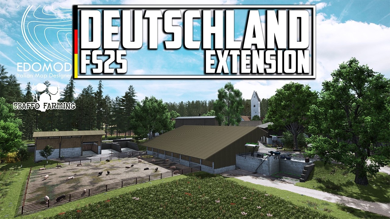 Deutschland Map FS25 Extension! | By EDO